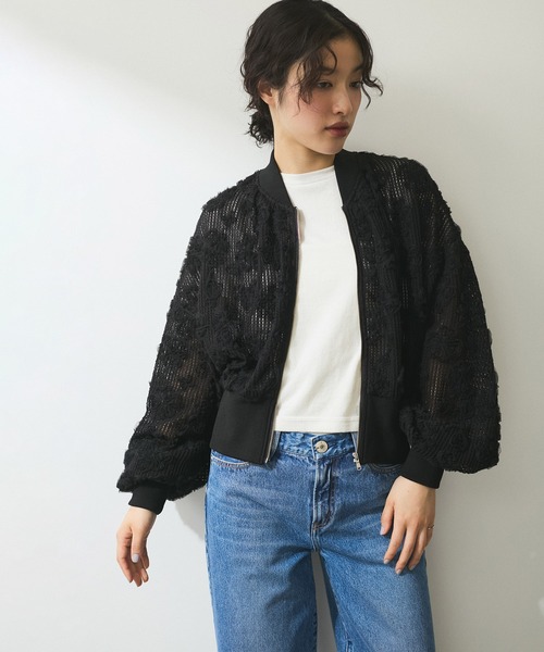ADAM ET ROPE'（アダムエロペ）の「サイドラインブルゾン