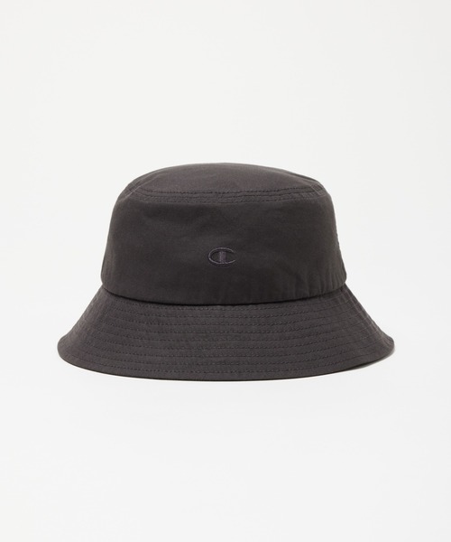 Champion（チャンピオン）の「【Champion/チャンピオン】直営限定コレクション メンズ バケットハット（ハット・メンズ・ベージュ/ナチュラル/ブラック系その他・MEDIUM/LARGE）」の2枚目の写真