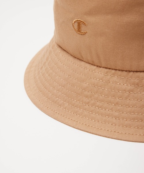 Champion（チャンピオン）の「【Champion/チャンピオン】直営限定コレクション メンズ バケットハット（ハット・メンズ・ベージュ/ナチュラル/ブラック系その他・MEDIUM/LARGE）」の9枚目の写真