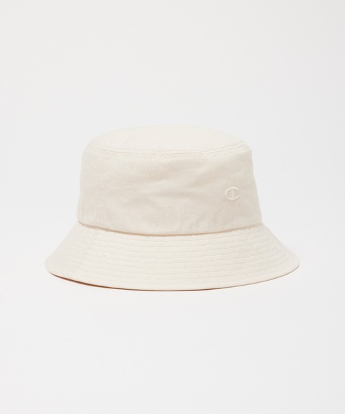 Champion（チャンピオン）の「【Champion/チャンピオン】直営限定コレクション メンズ バケットハット（ハット・メンズ・ベージュ/ナチュラル/ブラック系その他・MEDIUM/LARGE）」の8枚目の写真