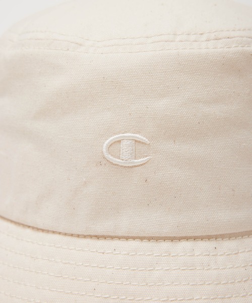 Champion（チャンピオン）の「【Champion/チャンピオン】直営限定コレクション メンズ バケットハット（ハット・メンズ・ベージュ/ナチュラル/ブラック系その他・MEDIUM/LARGE）」の6枚目の写真