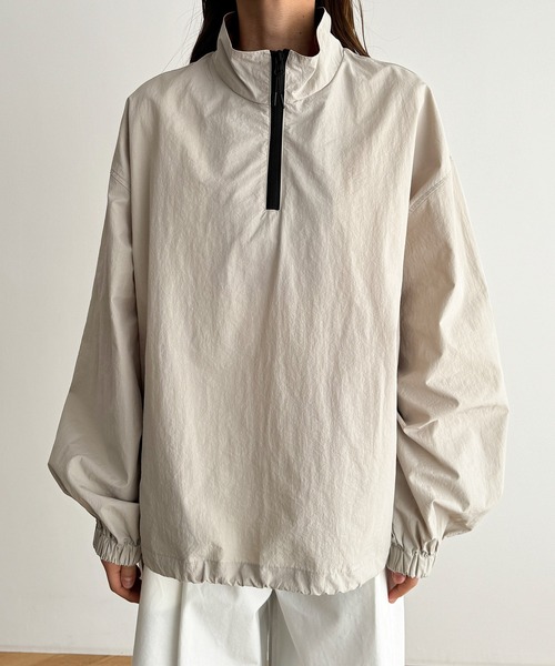 CANAL JEAN(キャナルジーン)の「COIN バイカラーアノラック(その他アウター・レディース・サックスブルー/ベージュ・ONE SIZE)」の9枚目の写真