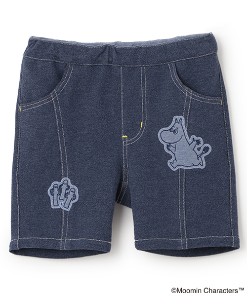 kladskap(クレードスコープ)の「MOOMIN/アップリケ5分丈パンツ(その他パンツ・キッズ・ネイビー・120cm/90cm/80cm/100cm/110cm)」の1枚目の写真