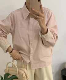 aimoha（アイモハ）の「レースディテールコットンシャツ（その他アウター）」