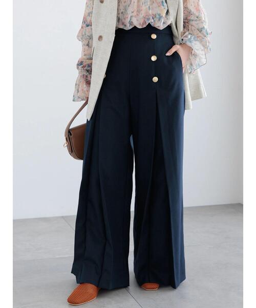 Te chichi(テチチ)の「ボックスタックマリンパンツ《2025spring catalog item》(その他パンツ・レディース・オフホワイト/ブルー/ネイビー・F)」の3枚目の写真