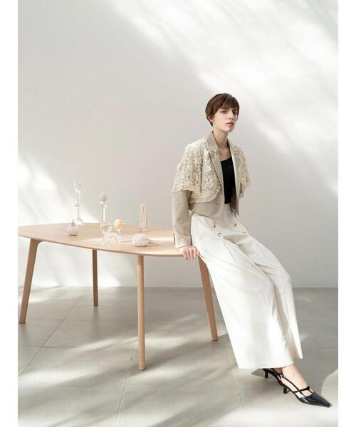 Te chichi(テチチ)の「ボックスタックマリンパンツ《2025spring catalog item》(その他パンツ・レディース・オフホワイト/ブルー/ネイビー・F)」の2枚目の写真