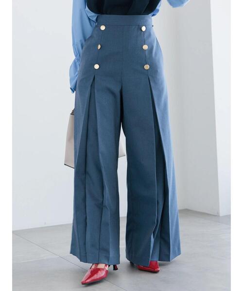 Te chichi(テチチ)の「ボックスタックマリンパンツ《2025spring catalog item》(その他パンツ・レディース・オフホワイト/ブルー/ネイビー・F)」の1枚目の写真