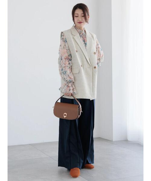 Te chichi(テチチ)の「ボックスタックマリンパンツ《2025spring catalog item》(その他パンツ・レディース・オフホワイト/ブルー/ネイビー・F)」の6枚目の写真