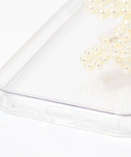 セール】フラワーチャーム付きiPhone15ケース[tiny tiny(ティニー