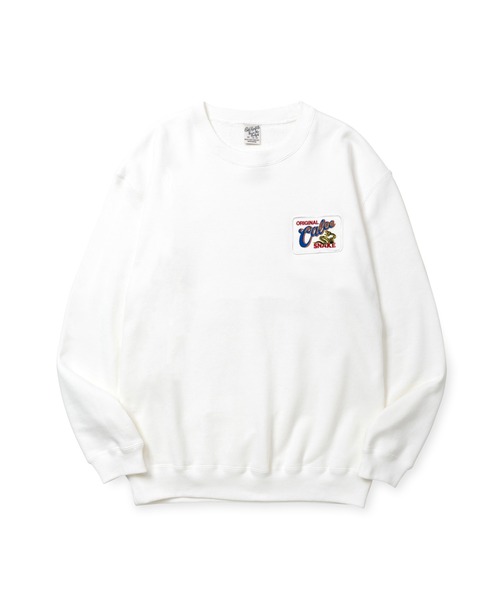 CALEE（キャリー）の「SNAKE LOGO WAPPEN CREW NECK SW（スウェット・メンズ・ブラック/ホワイト・MEDIUM/LARGE/X-LARGE）」の2枚目の写真