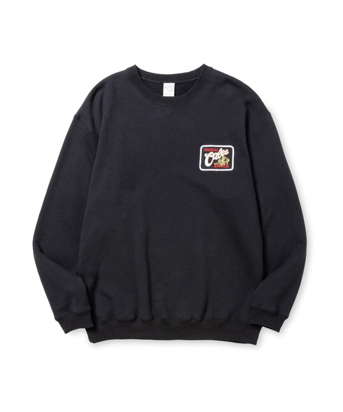 CALEE（キャリー）の「SNAKE LOGO WAPPEN CREW NECK SW（スウェット・メンズ・ブラック/ホワイト・MEDIUM/LARGE/X-LARGE）」の7枚目の写真