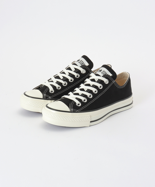 CONVERSE(コンバース)の「【CONVERSE/コンバース】CANVAS ALL STAR J OX:スニーカー(スニーカー・レディース・ブラック・25.5cm/25cm/24.5cm/24cm/23.5cm/23cm)」の1枚目の写真