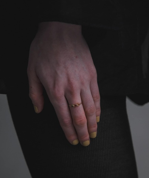 URBAN RESEARCH（アーバンリサーチ）の「ff by decor urban research　three stone ring（リング・レディース・ホワイト系その他/ブラック/その他1・13/11/9/5）」の16枚目の写真