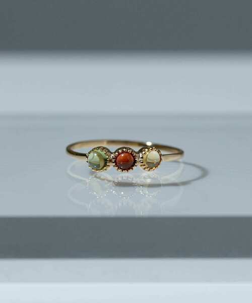 URBAN RESEARCH（アーバンリサーチ）の「ff by decor urban research　three stone ring（リング・レディース・ホワイト系その他/ブラック/その他1・13/11/9/5）」の17枚目の写真