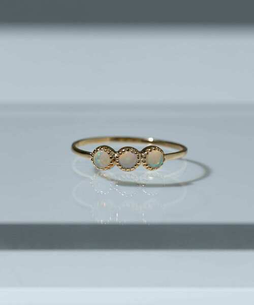 URBAN RESEARCH（アーバンリサーチ）の「ff by decor urban research　three stone ring（リング・レディース・ホワイト系その他/ブラック/その他1・13/11/9/5）」の20枚目の写真