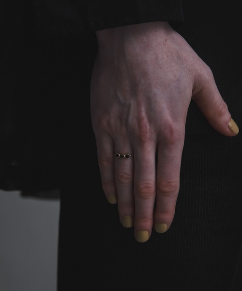 URBAN RESEARCH（アーバンリサーチ）の「ff by decor urban research　three stone ring（リング・レディース・ホワイト系その他/ブラック/その他1・13/11/9/5）」の21枚目の写真