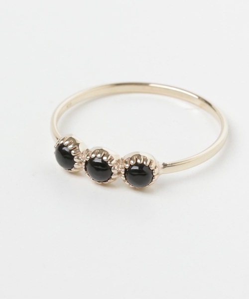 URBAN RESEARCH（アーバンリサーチ）の「ff by decor urban research　three stone ring（リング・レディース・ホワイト系その他/ブラック/その他1・13/11/9/5）」の5枚目の写真