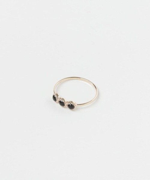 URBAN RESEARCH（アーバンリサーチ）の「ff by decor urban research　three stone ring（リング・レディース・ホワイト系その他/ブラック/その他1・13/11/9/5）」の6枚目の写真