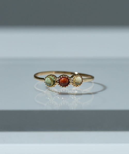 URBAN RESEARCH（アーバンリサーチ）の「ff by decor urban research　three stone ring（リング・レディース・ホワイト系その他/ブラック/その他1・13/11/9/5）」の11枚目の写真