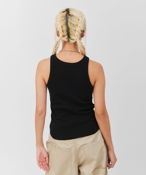 atmos pink(アトモスピンク)の「atmos pink Logo Embroidery Tank Top / アトモス ピンク ロゴ エンブロイダリー タンクトップ(タンクトップ・レディース・ホワイト/ブラック/グレー・FREE)」の17枚目の写真