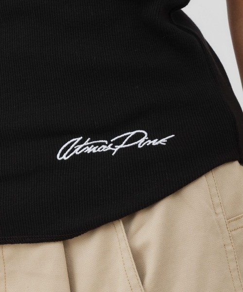 atmos pink(アトモスピンク)の「atmos pink Logo Embroidery Tank Top / アトモス ピンク ロゴ エンブロイダリー タンクトップ(タンクトップ・レディース・ホワイト/ブラック/グレー・FREE)」の16枚目の写真