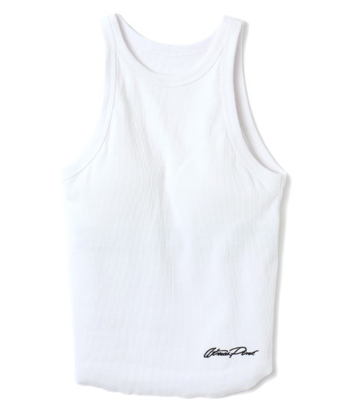 atmos pink(アトモスピンク)の「atmos pink Logo Embroidery Tank Top / アトモス ピンク ロゴ エンブロイダリー タンクトップ(タンクトップ・レディース・ホワイト/ブラック/グレー・FREE)」の6枚目の写真