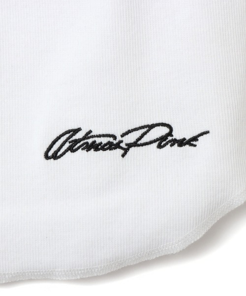 atmos pink(アトモスピンク)の「atmos pink Logo Embroidery Tank Top / アトモス ピンク ロゴ エンブロイダリー タンクトップ(タンクトップ・レディース・ホワイト/ブラック/グレー・FREE)」の7枚目の写真