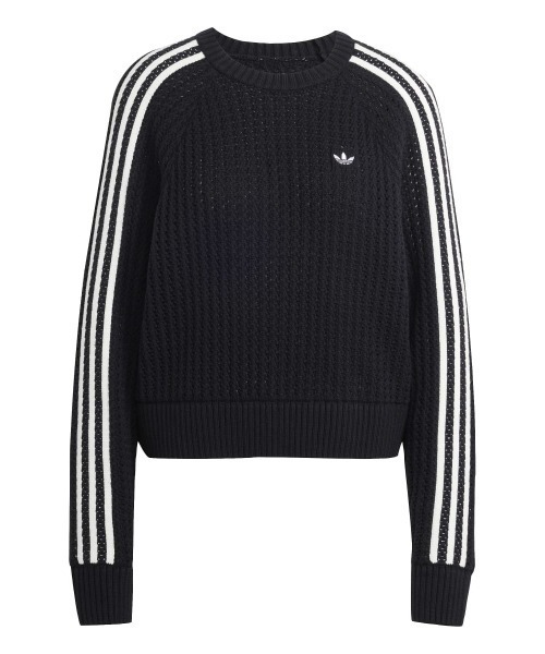adidas KNITTED CREW / アディダス ニット クルー S adidas】海外限定！ADIDAS ORIGINALS KNIT CREWニットクルー