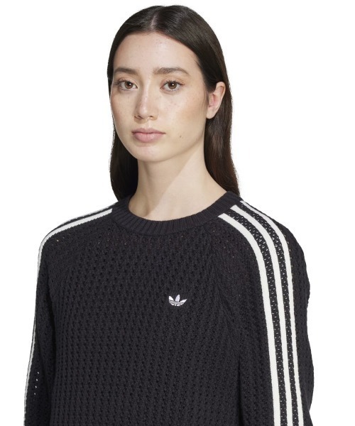 adidas KNITTED CREW / アディダス ニット クルー S adidas Originals ADICOLOR KNITTED CREW（アディダスオリジナル