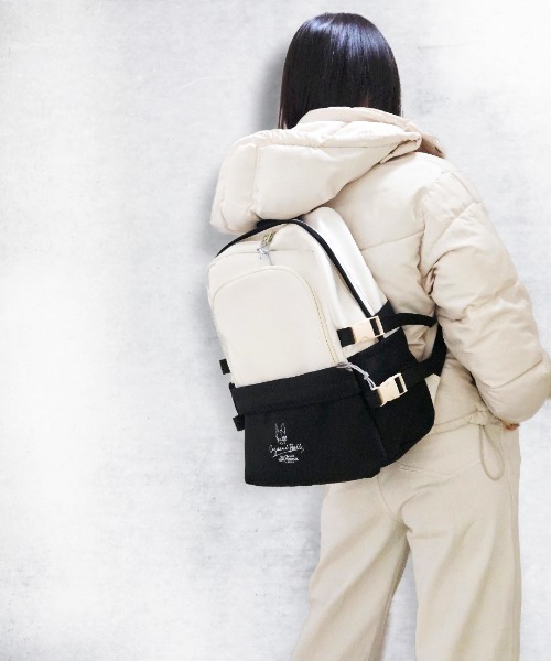 CRYSTAL BALL(クリスタルボール)の「echecs 2025(バックパック+4点グッズセット)(バックパック/リュック・レディース・ブラック×ホワイト・FREE)」の9枚目の写真