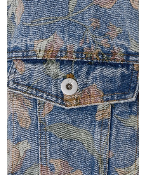 セール】FIORE PRINT DENIM DRESS（ワンピース）｜Ameri（アメリ