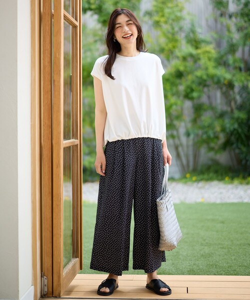 ANY（エニィ）の「【新色追加】さらさらDRYパンツ（その他パンツ・レディース・グレー系/ダークブラウン系/ベージュ系/グリーン系/ブラック系1・1/3/2）」の17枚目の写真