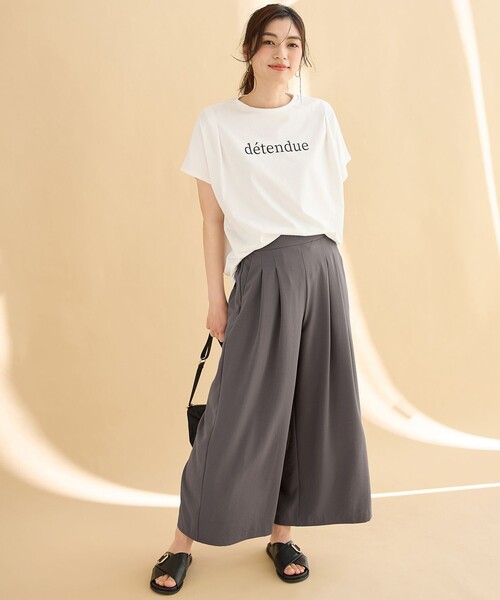 ANY（エニィ）の「【新色追加】さらさらDRYパンツ（その他パンツ・レディース・グレー系/ダークブラウン系/ベージュ系/グリーン系/ブラック系1・1/3/2）」の20枚目の写真