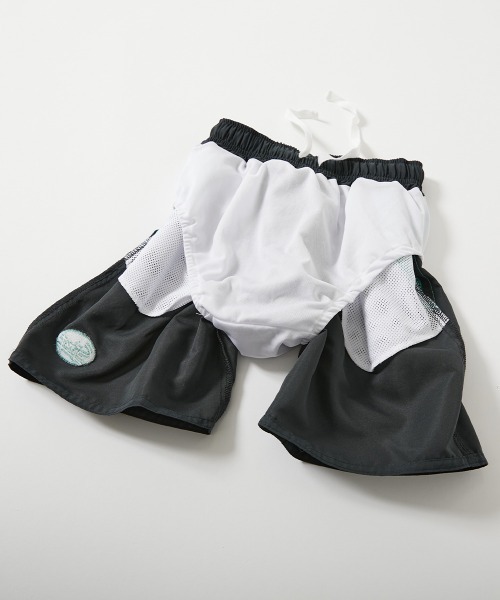 devirock(デビロック)の「服っぽく着られる 配色デザイン UVカット サーフパンツ水着(水着・キッズ・カーキ/ダークネイビー/スミクロ・130cm/120cm/110cm/100cm/160cm/150cm/140cm)」の10枚目の写真