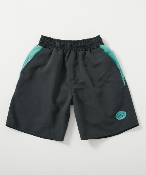 devirock(デビロック)の「服っぽく着られる 配色デザイン UVカット サーフパンツ水着(水着・キッズ・カーキ/ダークネイビー/スミクロ・130cm/120cm/110cm/100cm/160cm/150cm/140cm)」の12枚目の写真