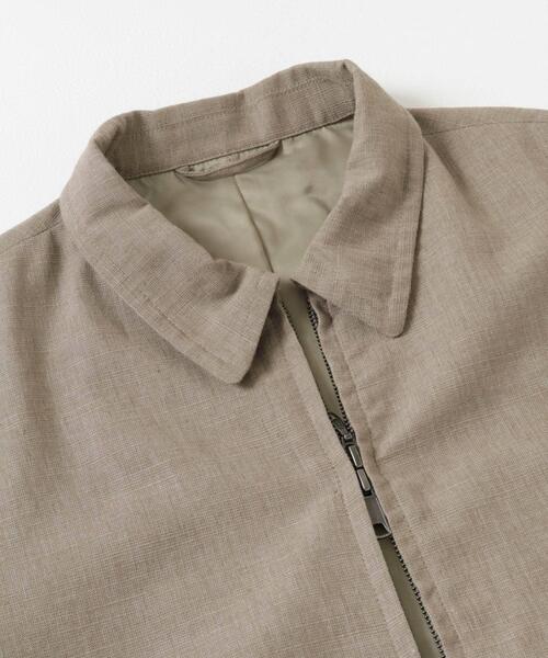 URBAN RESEARCH(アーバンリサーチ)の「LINEN PIN HEAD SPORTS JACKET(ブルゾン・メンズ・ブラック系その他/グレー系その他・MEDIUM/LARGE)」の4枚目の写真
