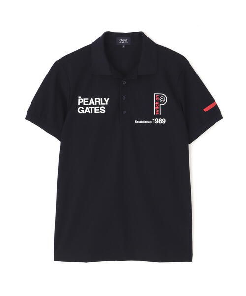 PEARLY GATES(パーリーゲイツ)の「【PEARLY GATES】SPX FD150d×FD30/1裏使ツイル半袖ポロシャツ(ポロシャツ・メンズ・ホワイト/イエロー/ネイビー/ブルー・MEDIUM/LARGE/X-LARGE/XX-LARGE)」の19枚目の写真