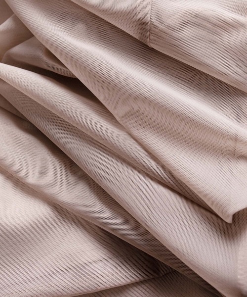 SAISON DE PAPILLON(セゾンドパピヨン)の「マーメイドチュールロングスカート(スカート・レディース・チャコール/ベージュ/ブラック・L/M/S)」の8枚目の写真