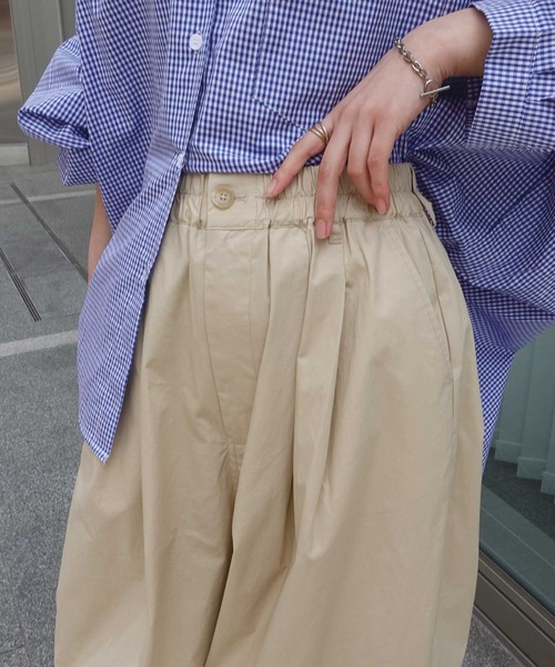 CORNERS（コーナーズ）の「ツータックイージーバルーンバギーパンツ（その他パンツ・レディース・ベージュ/ダークベージュ/グリーン/ネイビー・マルチサイズ）」の17枚目の写真