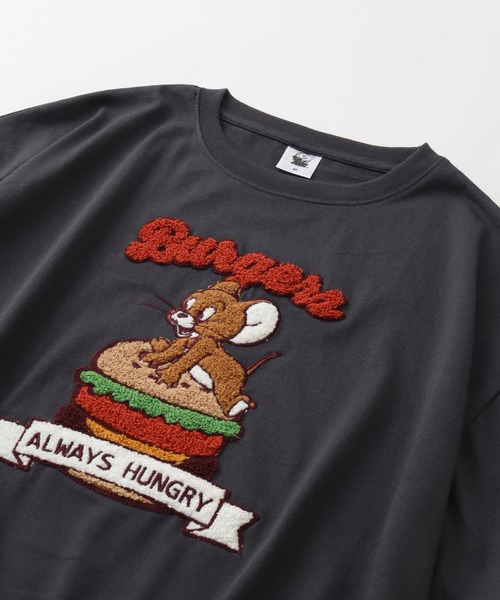 Tom&Jerry(トムアンドジェリー)の「【Tom & Jerry/トム & ジェリー】アートワークデザイン サガラ刺繍 半袖Tシャツ(Tシャツ/カットソー・レディース・グリーン/オフホワイト/スミクロ/ベージュ・L/M)」の14枚目の写真