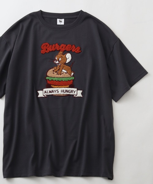 Tom&Jerry(トムアンドジェリー)の「【Tom & Jerry/トム & ジェリー】アートワークデザイン サガラ刺繍 半袖Tシャツ(Tシャツ/カットソー・レディース・グリーン/オフホワイト/スミクロ/ベージュ・L/M)」の19枚目の写真