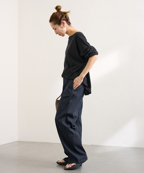 FRAMeWORK（フレームワーク）の「ドライタッチコットンL/Tee（Tシャツ