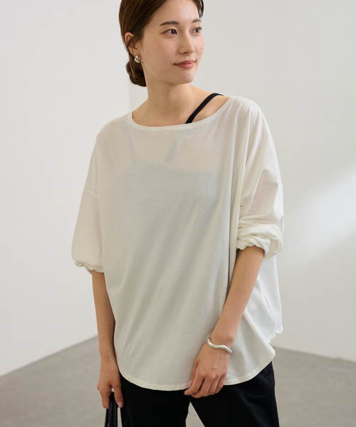 FRAMeWORK ドライタッチコットン S/S-Tee FRAMeWORK（フレームワーク）の「ドライタッチコットンL/Tee（T