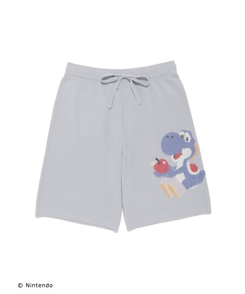 キノピオ＆ヨッシージャガードプルオーバーショートパンツセット ジェラートピケ スーパーマリオ】【レディース】キノピオ＆ヨッシージャガード