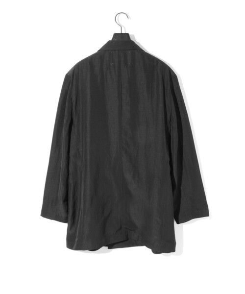 MIDIUMISOLID（ミディウミソリッド）の「MIDIUMISOLID Men’s テーラードロングジャケット（テーラードジャケット・メンズ・ブラック/ネイビー・48）」の16枚目の写真