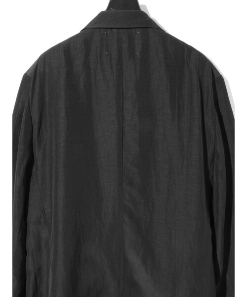 MIDIUMISOLID（ミディウミソリッド）の「MIDIUMISOLID Men’s テーラードロングジャケット（テーラードジャケット・メンズ・ブラック/ネイビー・48）」の17枚目の写真