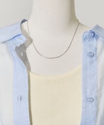 AMERICAN HOLIC | ステンレス シンプルスネークチェーンネックレス(ネックレス)