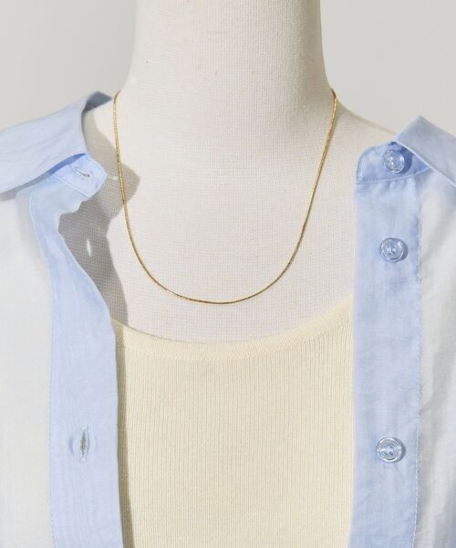 AMERICAN HOLIC（アメリカンホリック）の「ステンレス シンプルスネークチェーンネックレス（ネックレス・レディース・シルバー/ゴールド・FREE）」の3枚目の写真