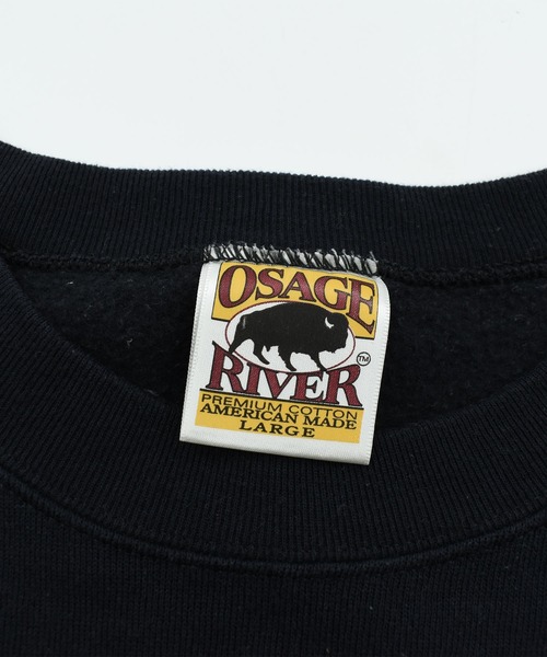 LABORATORY R(ラボラトリーアール)の「【ヴィンテージ古着】OSAGE RIVER “ROUTE 66” レーシング スウェット USA製(スウェット・メンズ・ブラック・LARGE)」の2枚目の写真