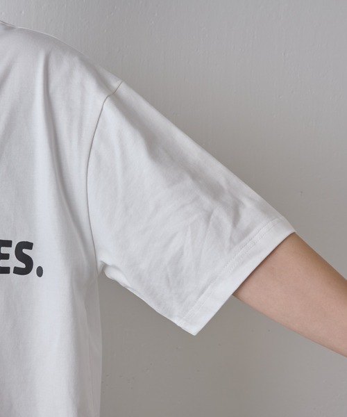 COLONY 2139(コロニートゥーワンスリーナイン)の「隠しプリントロゴTシャツ(Tシャツ/カットソー・メンズ・ホワイト/ブラック・MEDIUM/LARGE)」の4枚目の写真